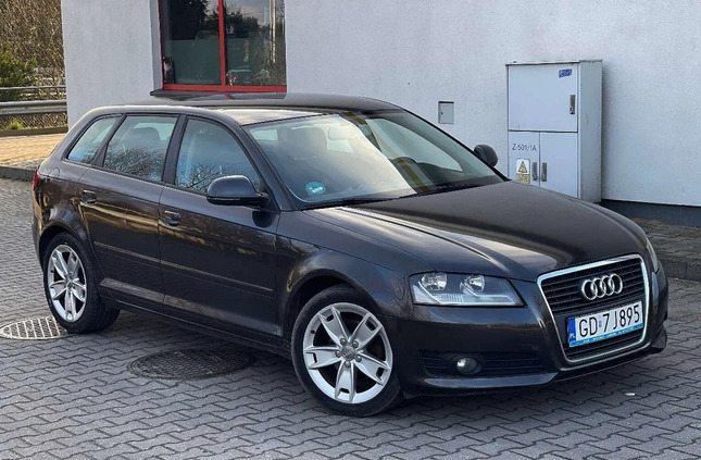 Audi A3 cena 26997 przebieg: 191000, rok produkcji 2009 z Głogów małe 301